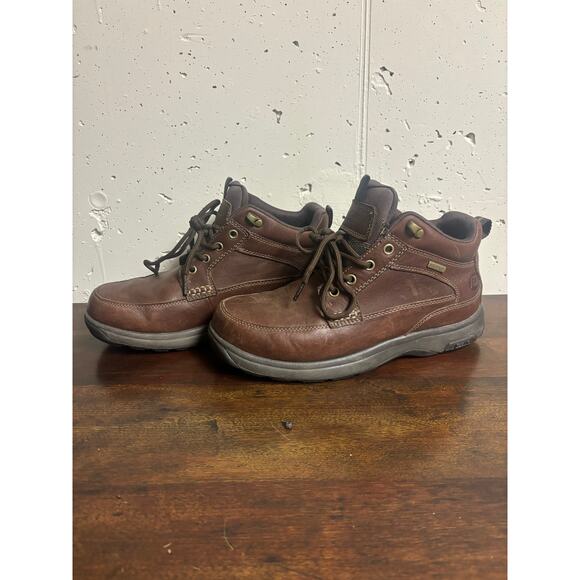 Dunham Brown WaterProof Hiking Boots Ankle Height Mens us 9 outdoors Trails Lace main image 5